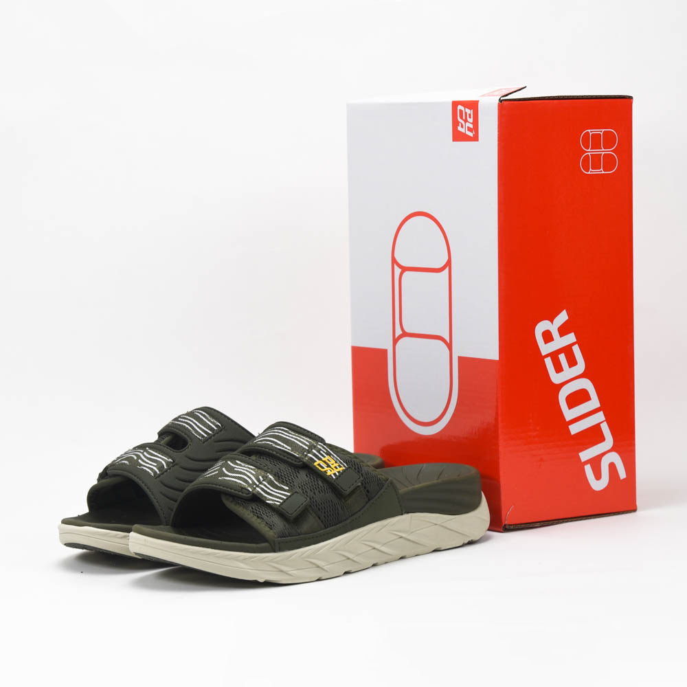Puca Claquettes Rampage Olive Confortables Homme