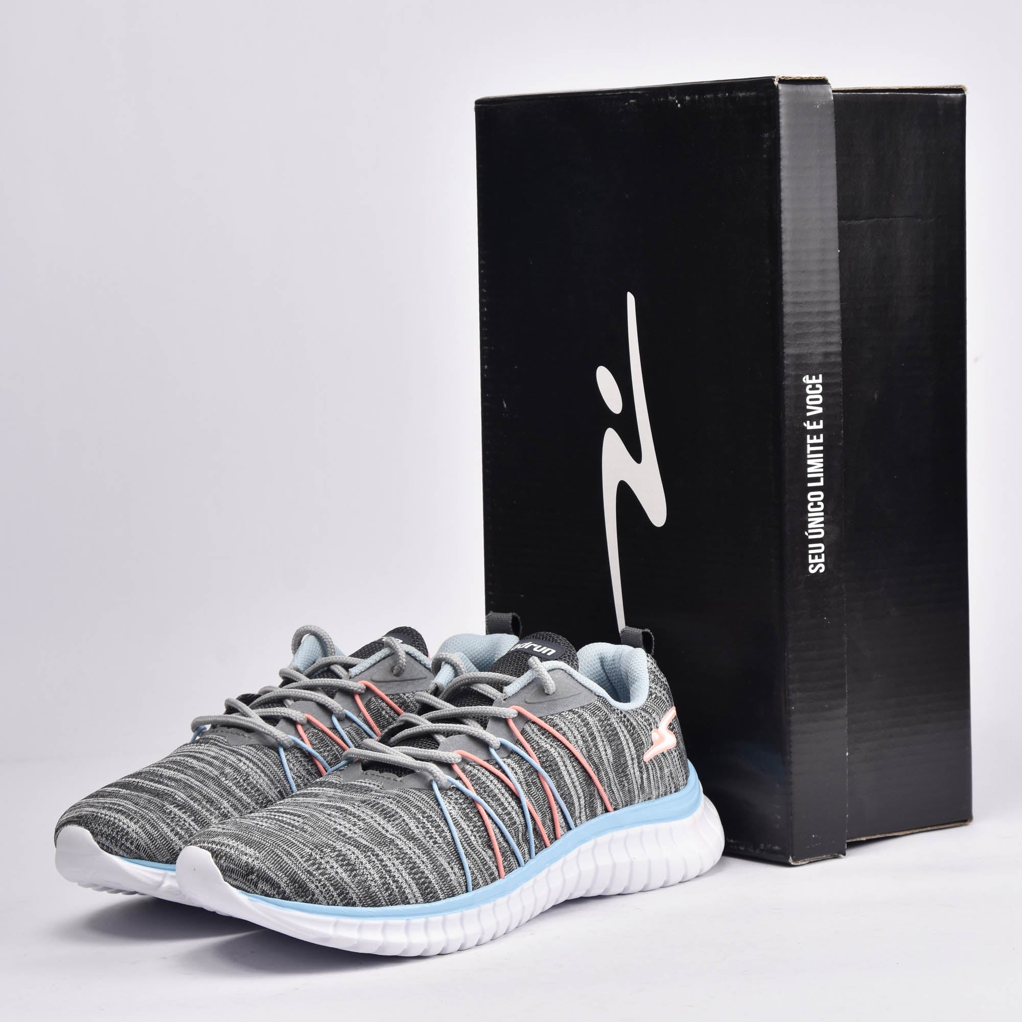 FLEX UP CINZA/SKY BLUE/SALMAO﻿ 1