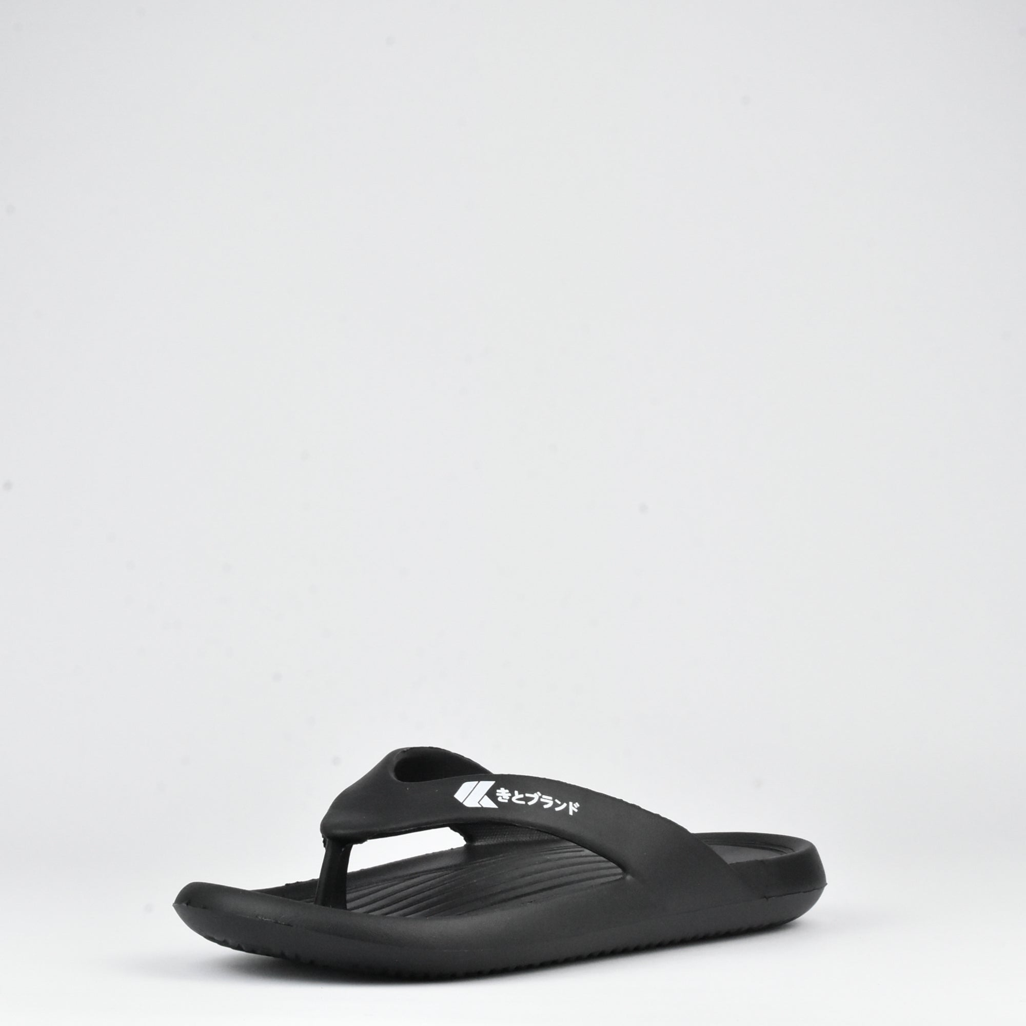 Kito Claquettes Tongs Confortables Noir Homme