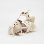 André Sandales Compensées Espadrilles Femme Élégantes