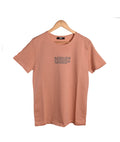 T-shirt SAUMON *NEVER GIVE UP *