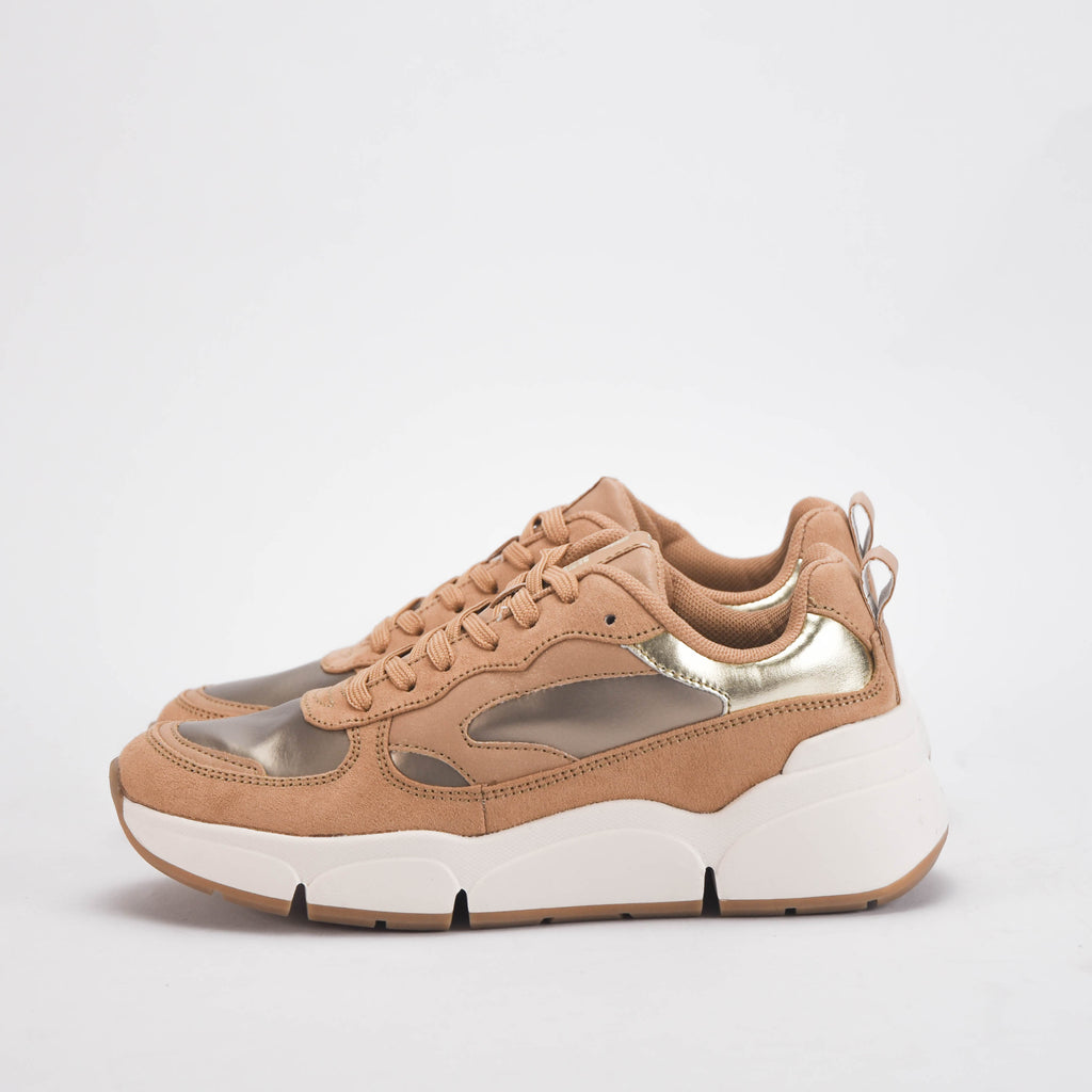 Safety Jogger Baskets Lifestyle Beige et Or Femme