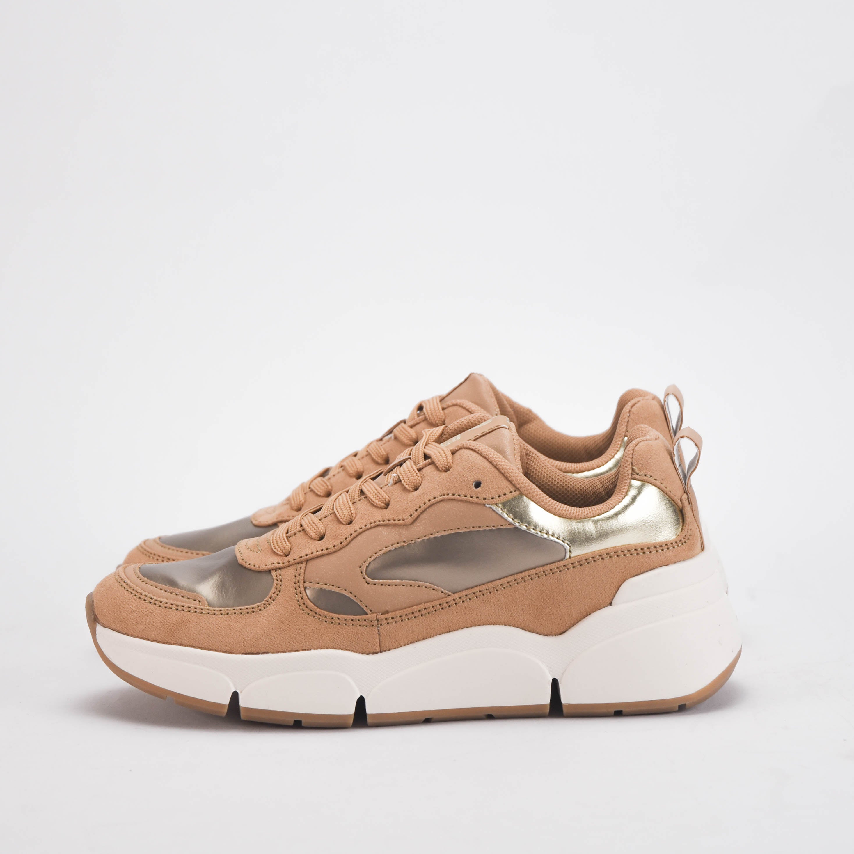 Safety Jogger Baskets Lifestyle Beige et Or Femme