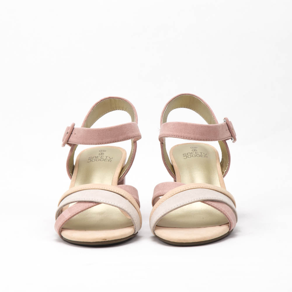 Safety Jogger Sandales à Talons Bloc Élégantes Femme
