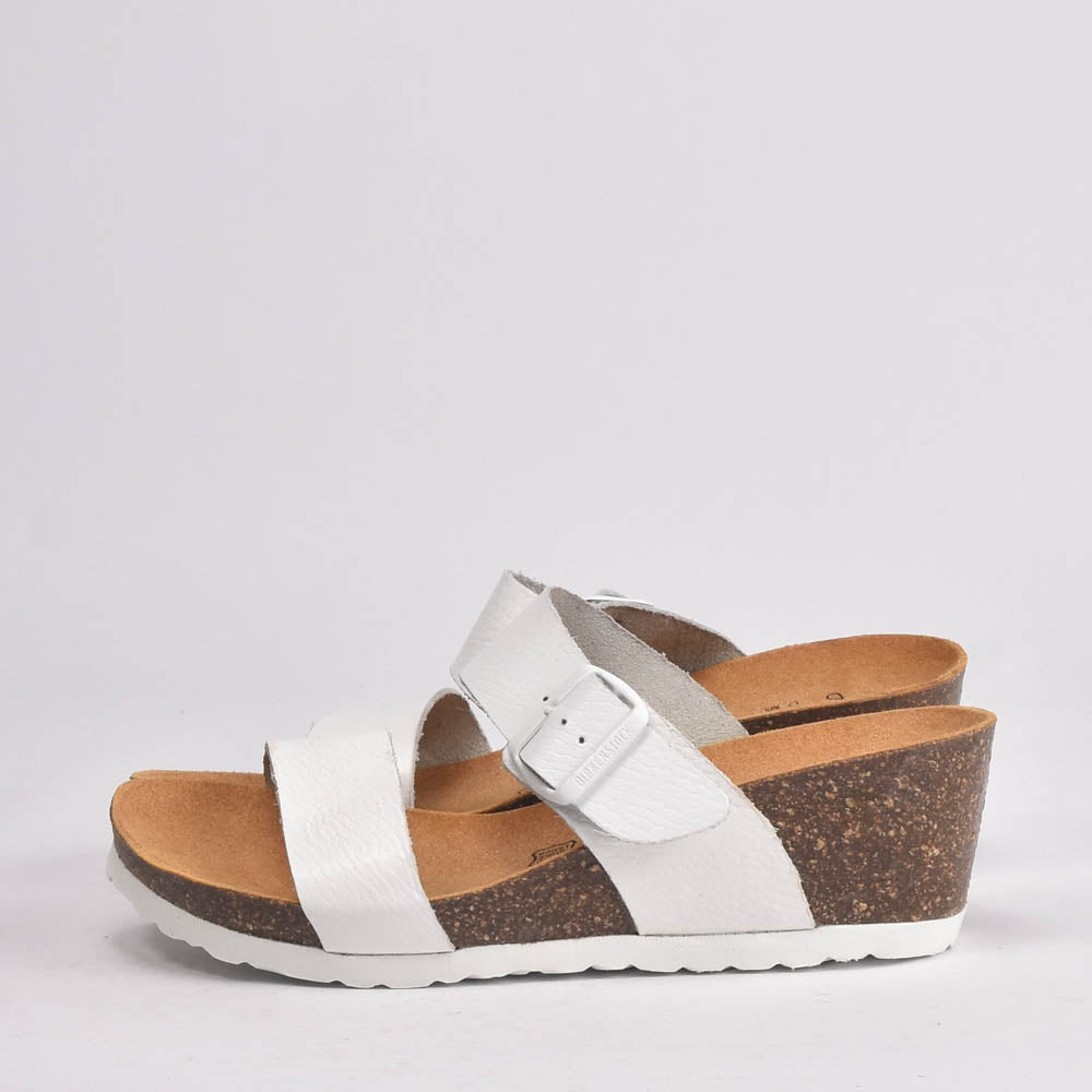 BIRK CUIR BLANC GRAIN﻿ 3