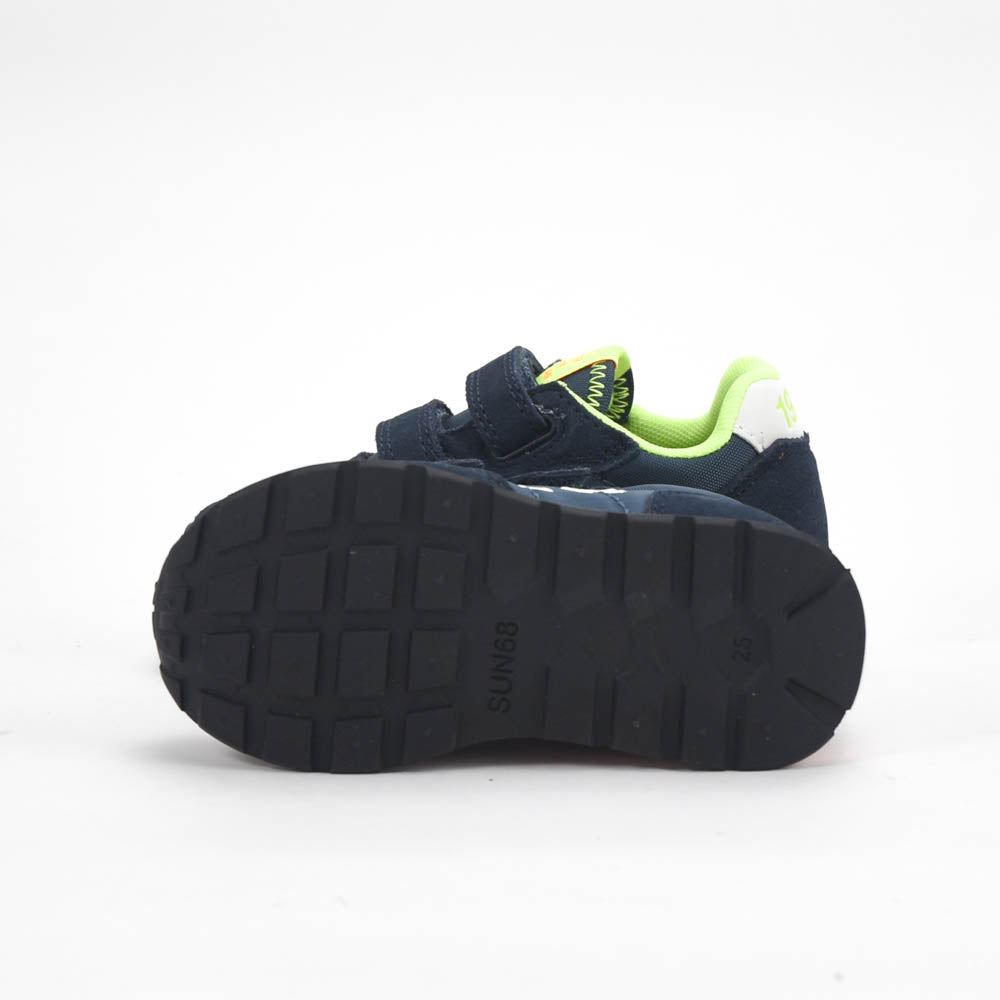SUN68 Sneakers à Scratch en Daim et Textile Enfant
