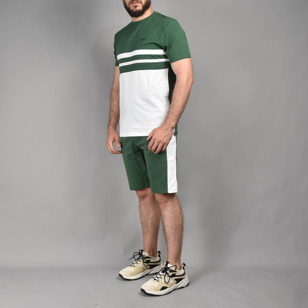 Hard1 Ensemble T-shirt et Short Bicolore Homme