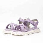 Kimland Sandales Femme Confortables Violettes