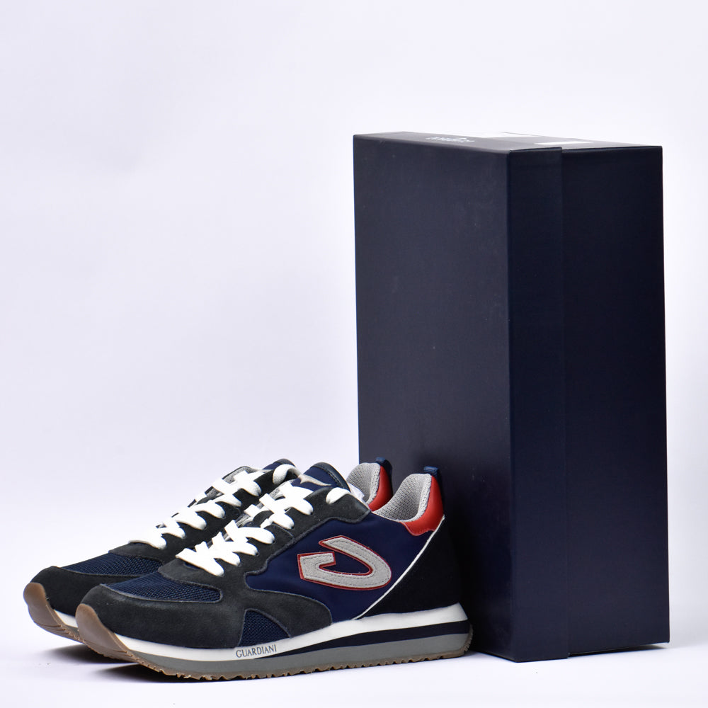 Alberto Guardiani Sneakers Sport Chic en Daim Homme