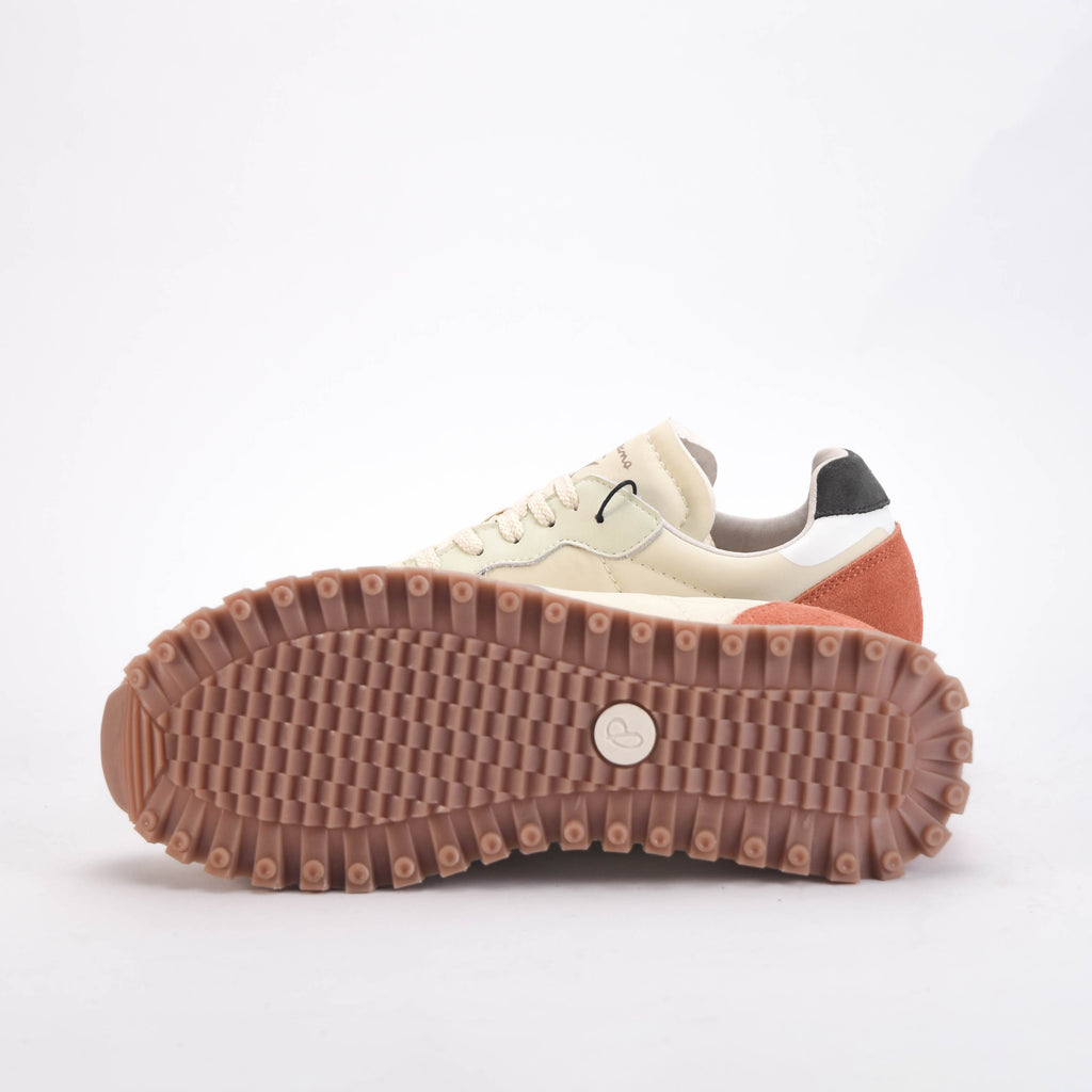 Pepe Jeans Baskets Rusper Style Rétro Beige Homme