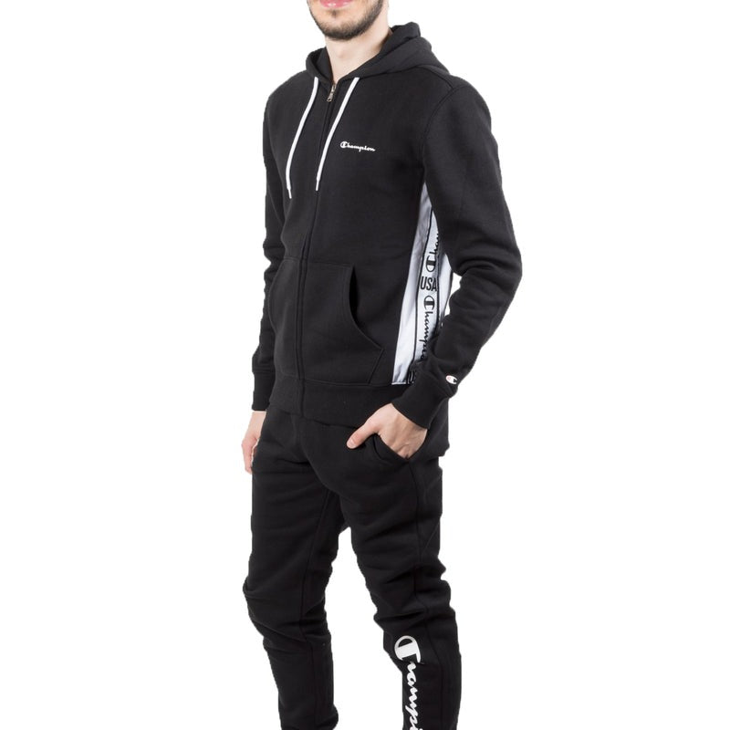 Champion Survêtement Complet à Capuche Noir Homme