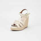 André Sandales Compensées Espadrilles Femme Élégantes