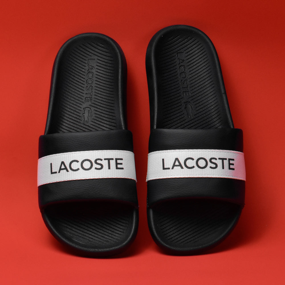 Lacoste Claquettes Logo Contrasté Homme
