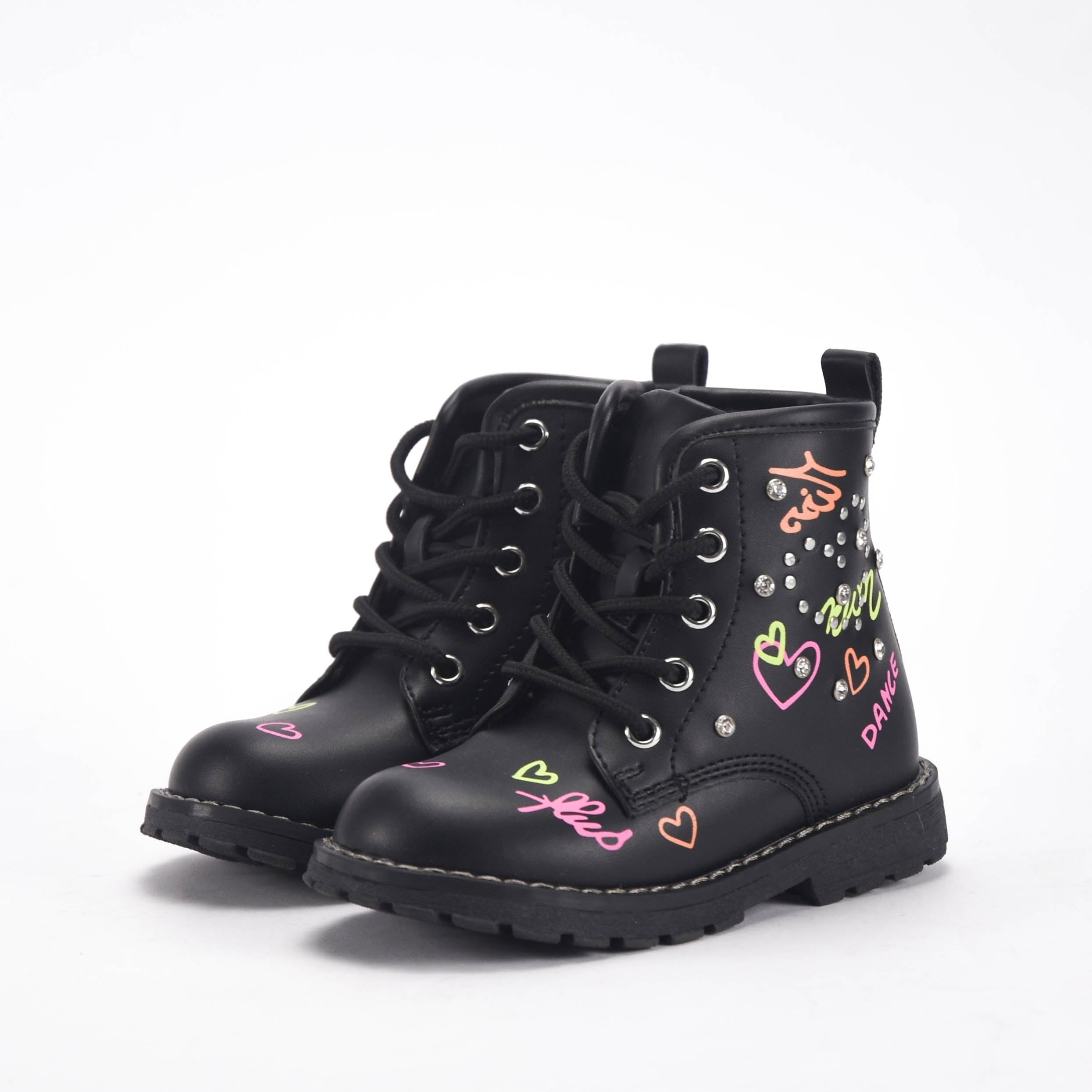Chicco Bottines à Cœurs et Strass pour Fille