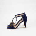 André Escarpins à Talons Bleu Femme