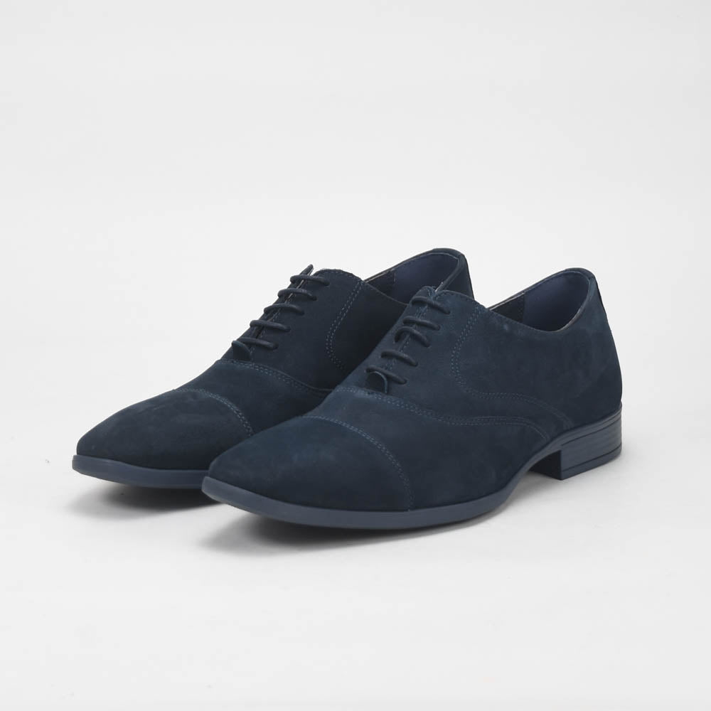 André Chaussures Richelieu Daim Bleu Élégant Homme