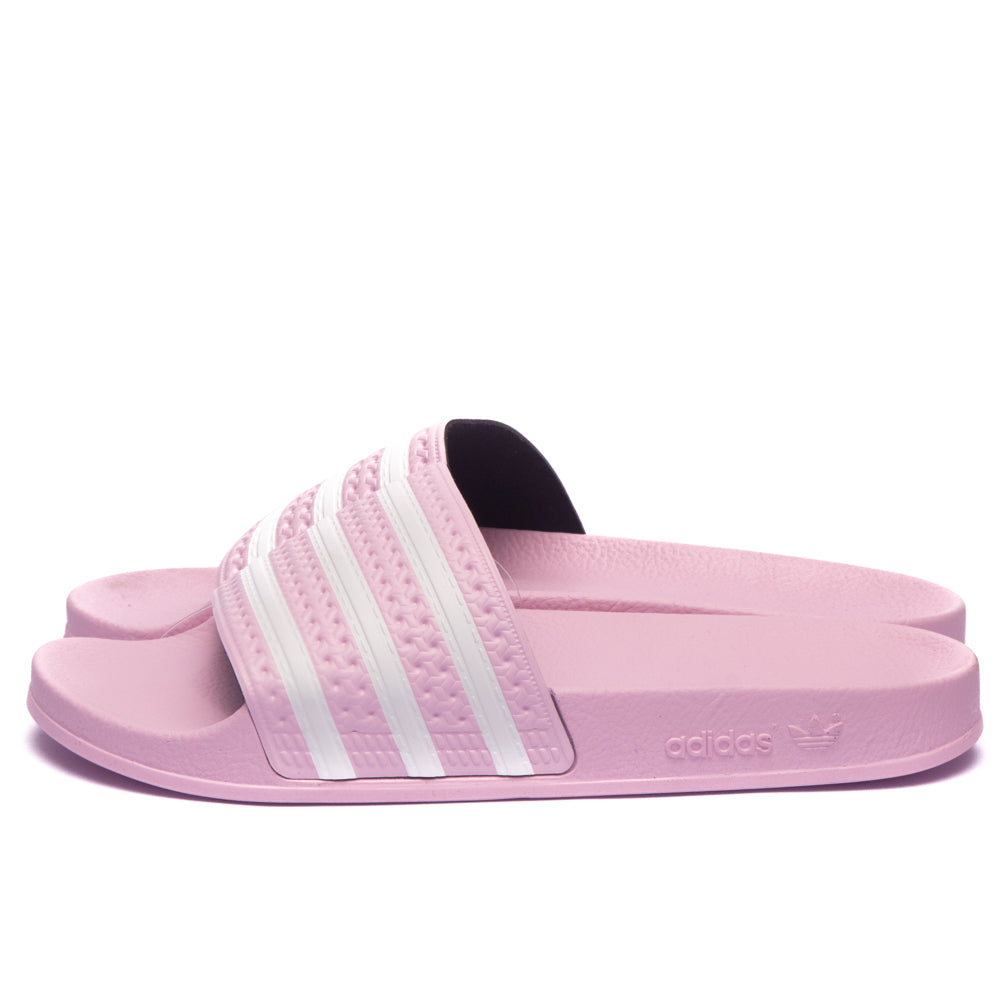 Adidas Adilette Claquettes Légères Femme Rose et Blanc