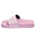 Adidas Adilette Claquettes Légères Femme Rose et Blanc
