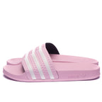Adidas Adilette Claquettes Légères Femme Rose et Blanc