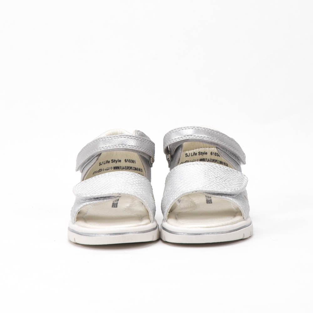 Safety Jogger Sandales Argentées Confortables Enfant