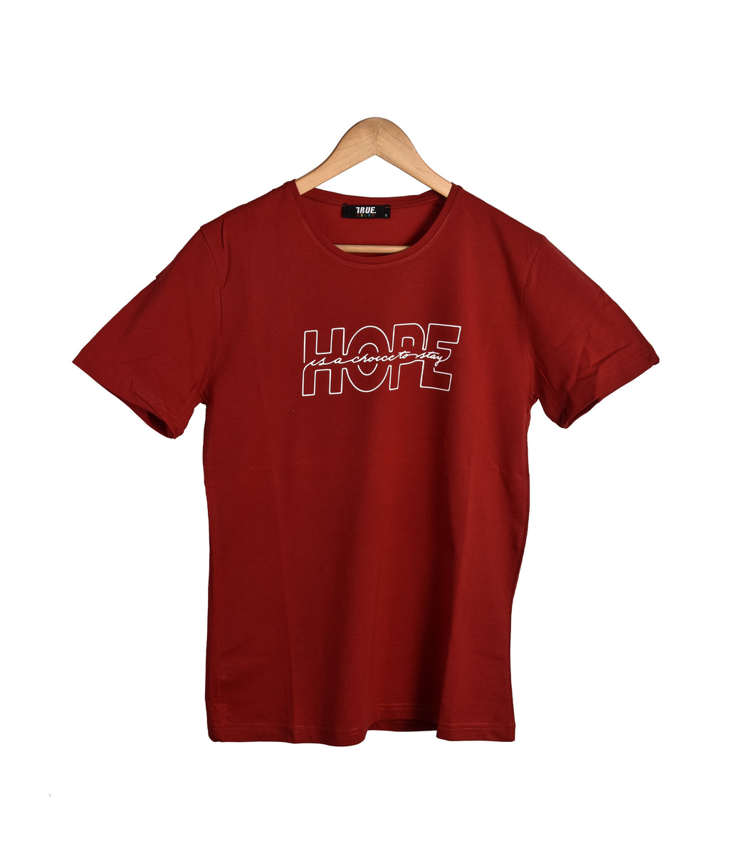 T-shirt ROUGE *HOPE *
