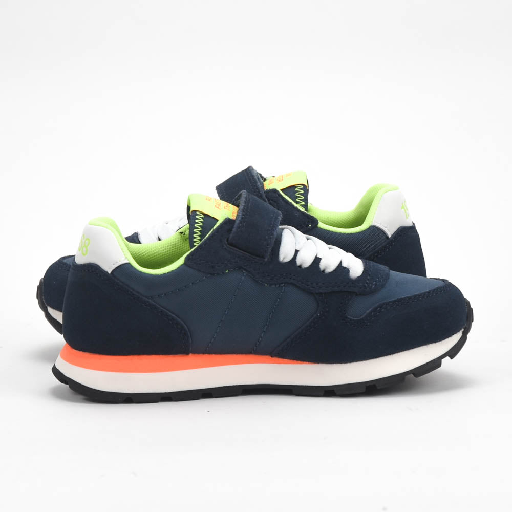 SUN68 Baskets Ally Velcro et Lacets Enfant