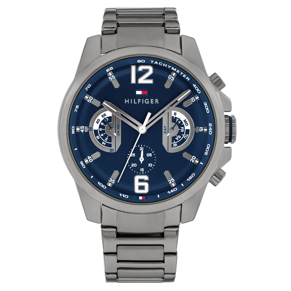 Tommy Hilfiger Montre Acier Multifonction Élégante Homme