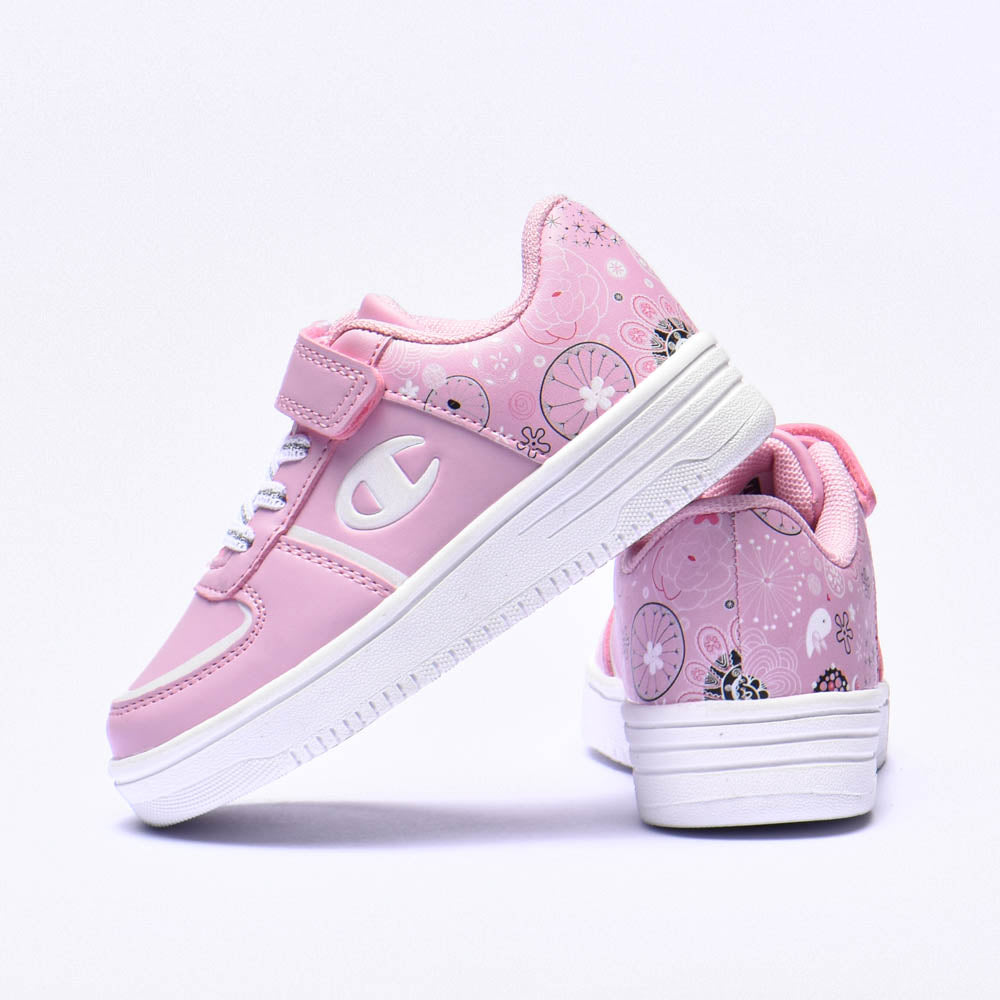 Champion Baskets Sophia Roses avec Scratch pour Fille