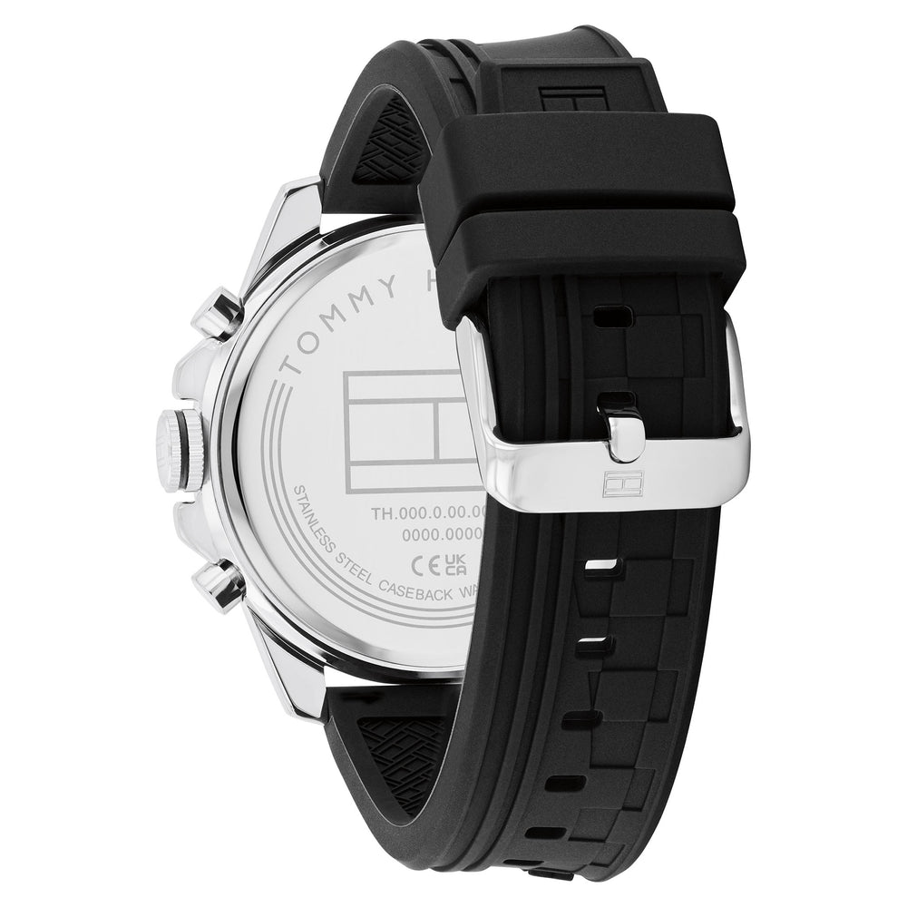 Tommy Hilfiger Montre Sport Multifonction Bracelet Silicone Homme
