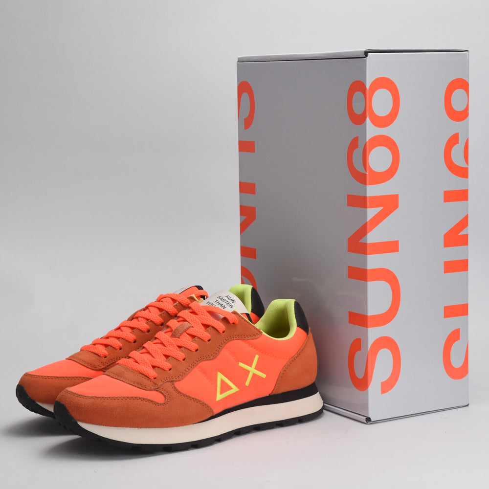 SUN68 Baskets Ally Solid Orange Fluo Homme