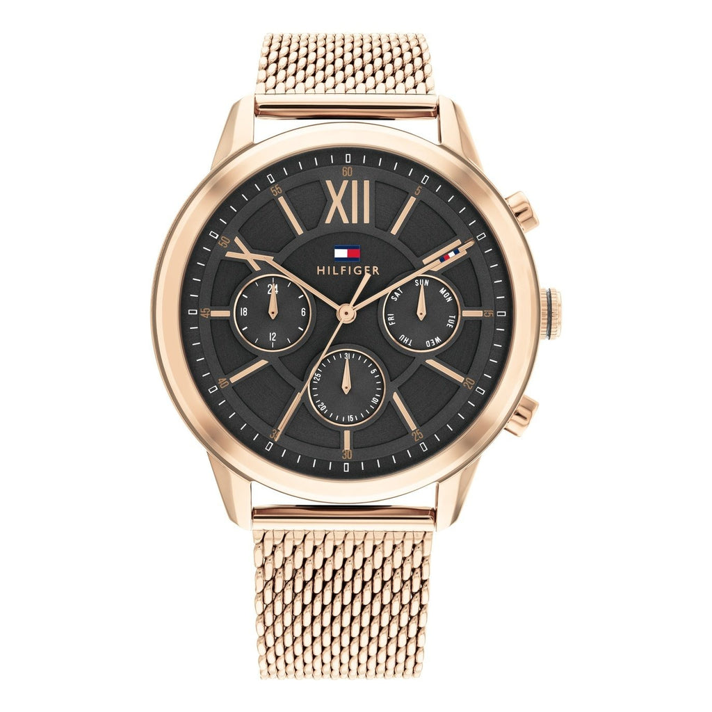 Montre Tommy Hilfiger Bracelet Maille Milanaise Élégante Homme