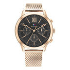 Montre Tommy Hilfiger Bracelet Maille Milanaise Élégante Homme