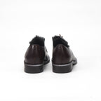André Chaussures Richelieu Cuir Marron à Franges Femme