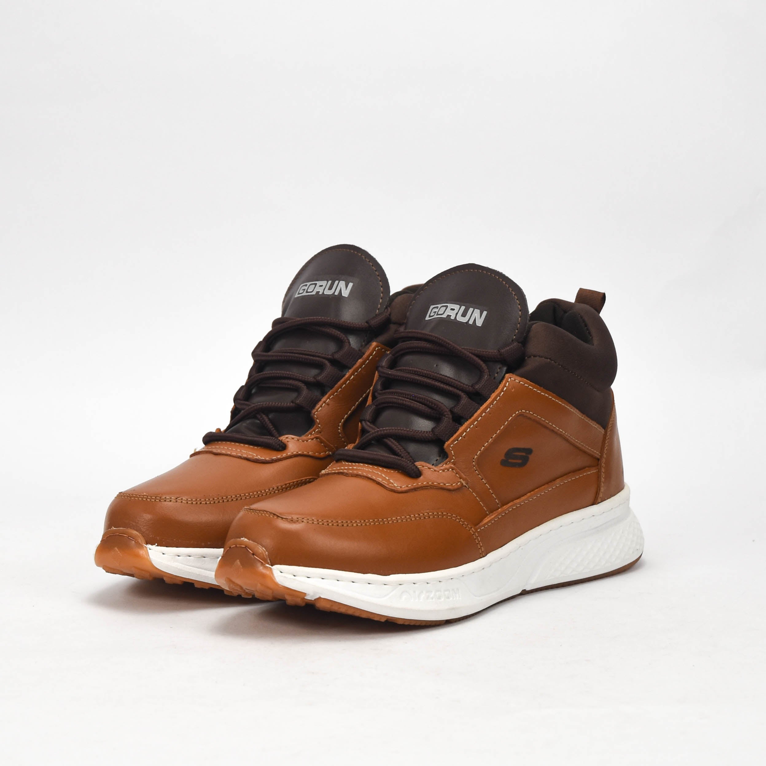 Raber Chaussures Orthopédiques Cuir Tabac Homme