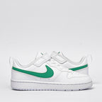 Nike Court Borough Baskets Enfant Confortables Blanc et Vert