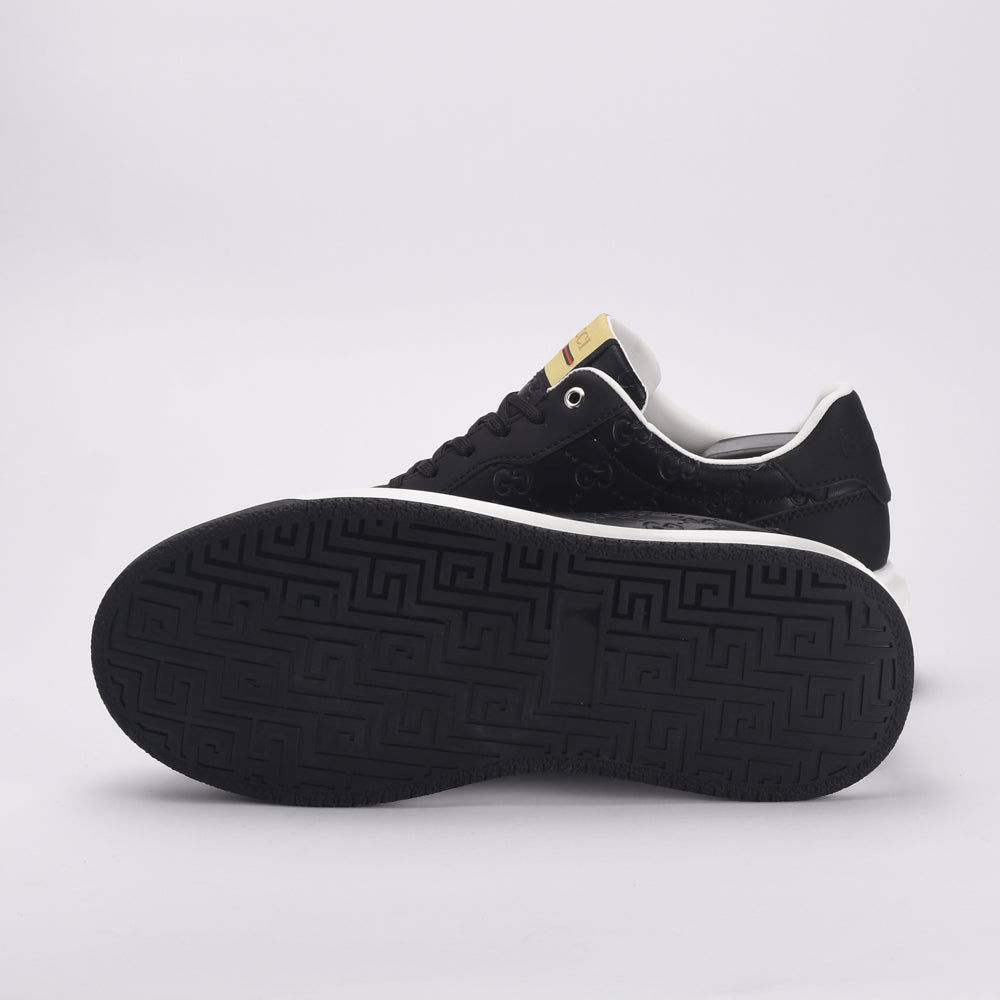 Kimland Baskets Plateforme Élégantes Noir Femme