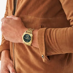Fossil Montre Chronographe Cadran Vert Élégant Homme