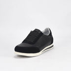 Brunello Cucinelli Baskets Cuir et Daim Noir Homme