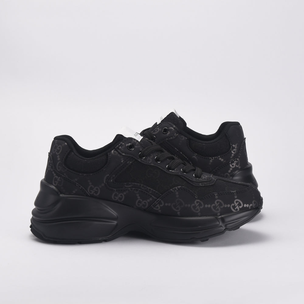 Gucci Baskets Chunky Logo Noir Homme