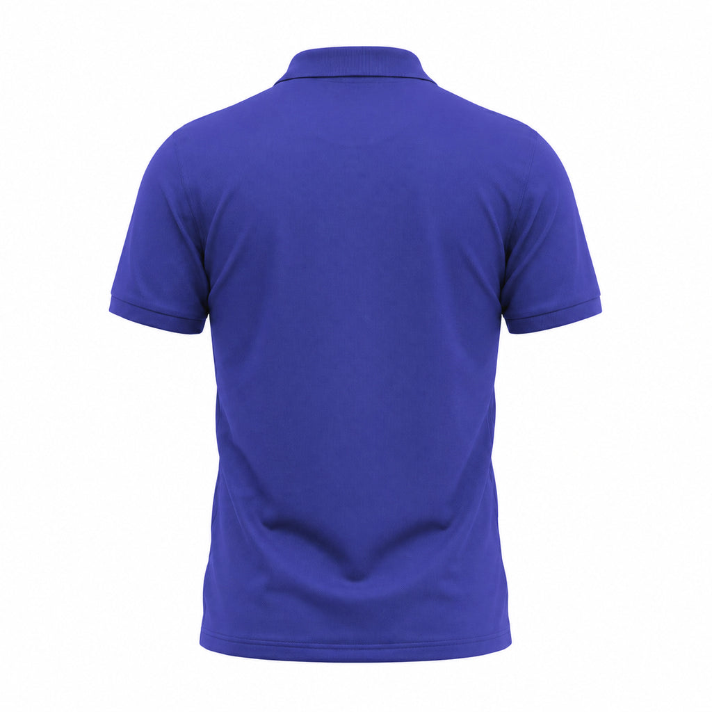 Depart Polo Homme Bleu Coupe Classique