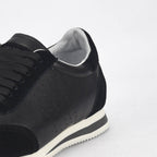 Brunello Cucinelli Baskets Cuir et Daim Noir Homme