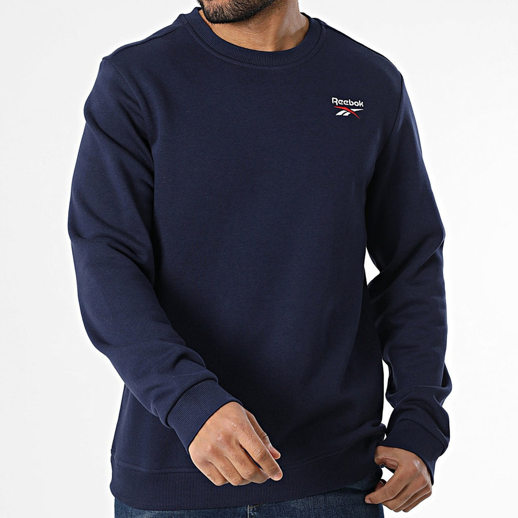 Reebok Sweatshirt Col Rond Logo Classique Homme