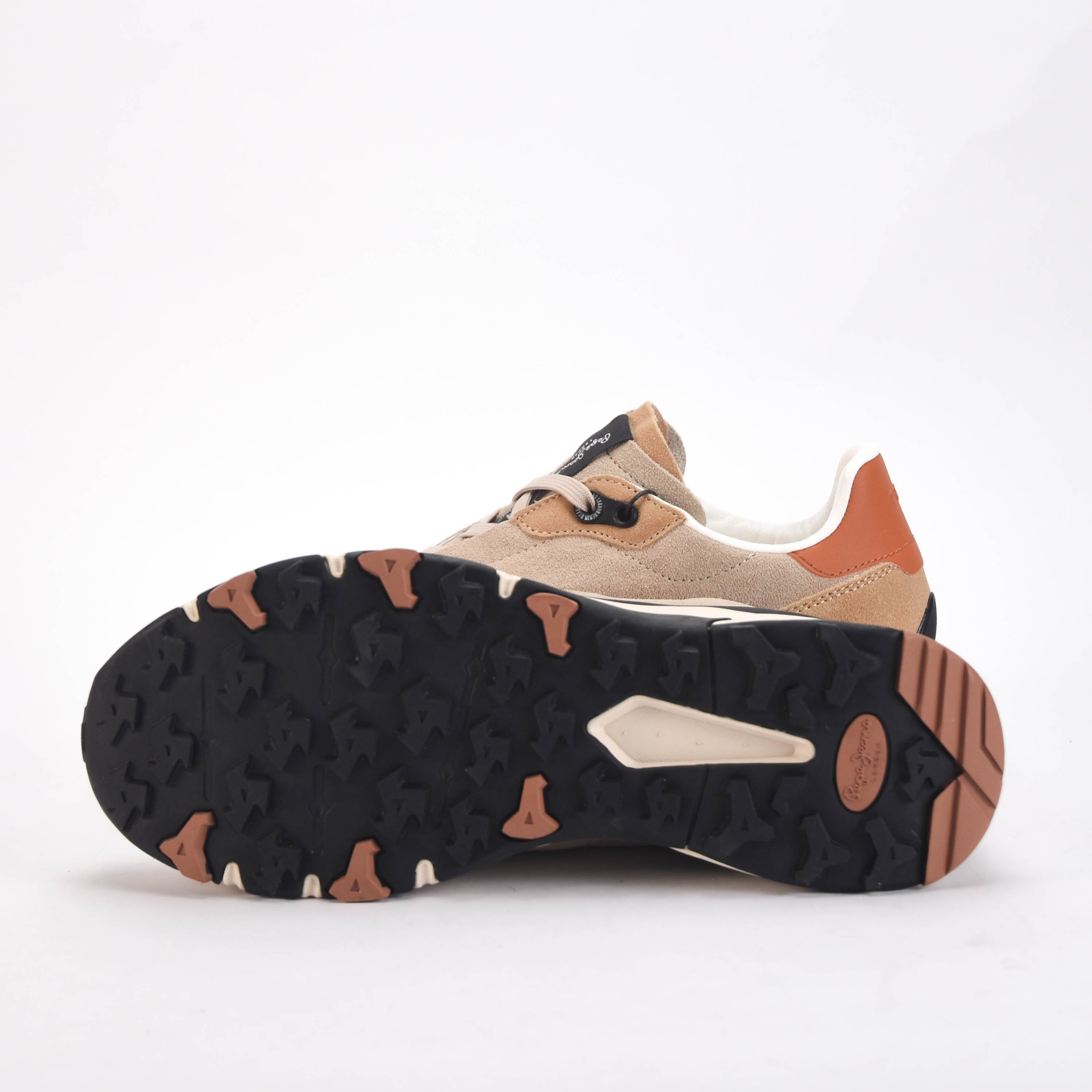 Pepe Jeans Sneakers en Daim Beige Homme
