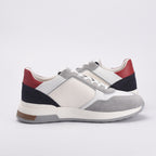 La Martina Sneakers Cuir et Daim Multicolore Homme