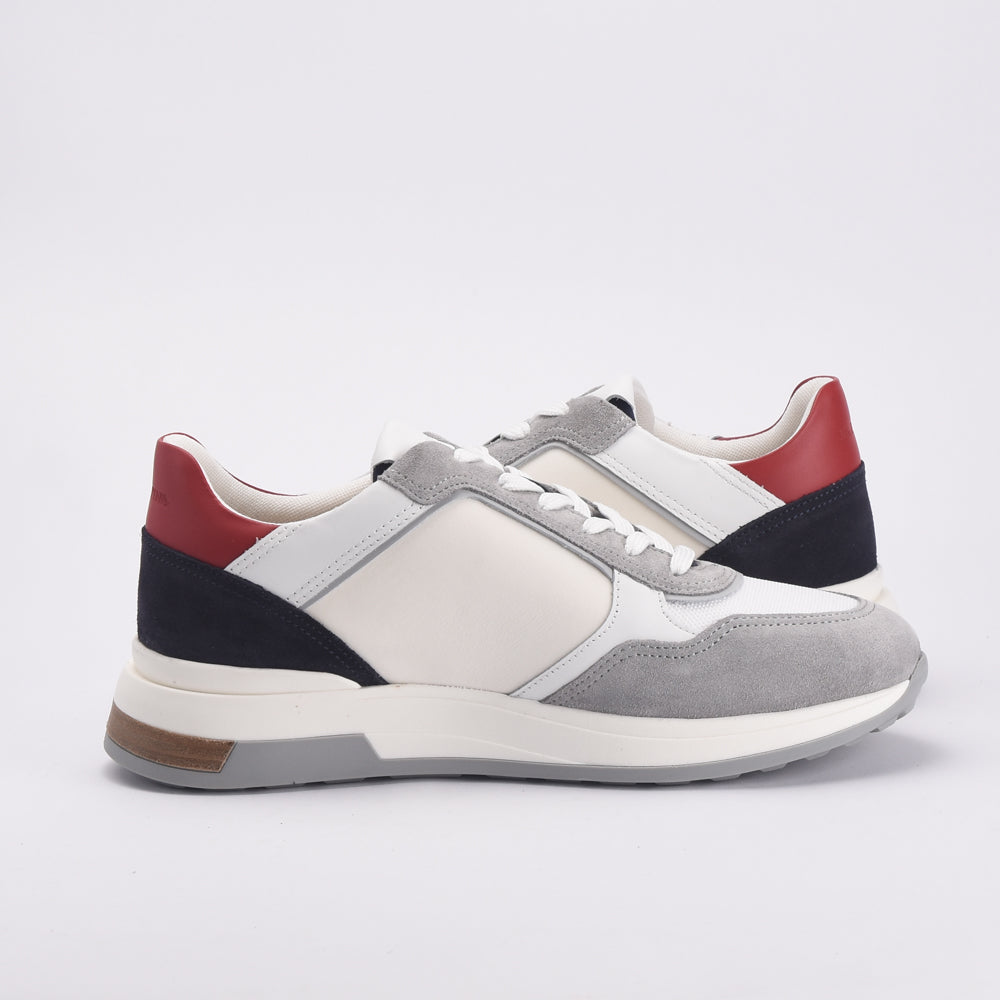 La Martina Sneakers Cuir et Daim Multicolore Homme