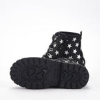 Chicco Bottines à Étoiles Argentées pour Fille