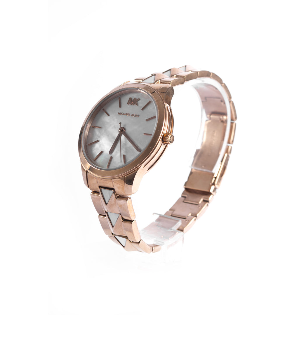 Michael Kors Montre Élégante Dorée Rose Femme