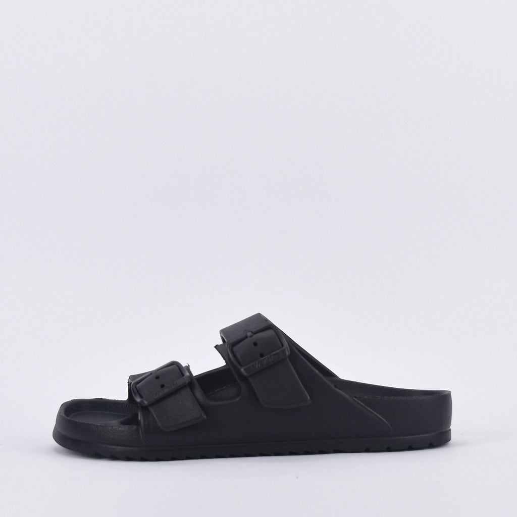 Kito Sandales à Boucles Confortables Noir Unisexe