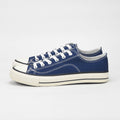 André Baskets Basses en Toile Bleu Marine Homme