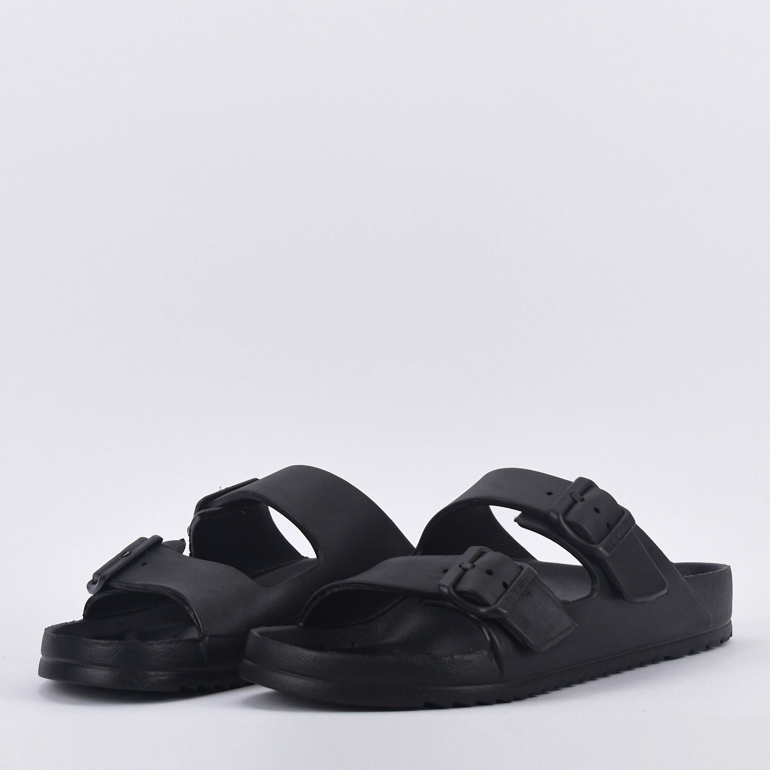 Kito Sandales à Boucles Confortables Noir Unisexe